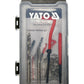 YATO Gewindereparaturset 30-teilig Reparatur Innengewinde M6 x 1.0 mm Edelstahl