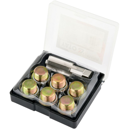 Reparatur Ölablassschraube M22 x 1,5 Ölablassgewinde 7tlg Gewindeschneider Kfz