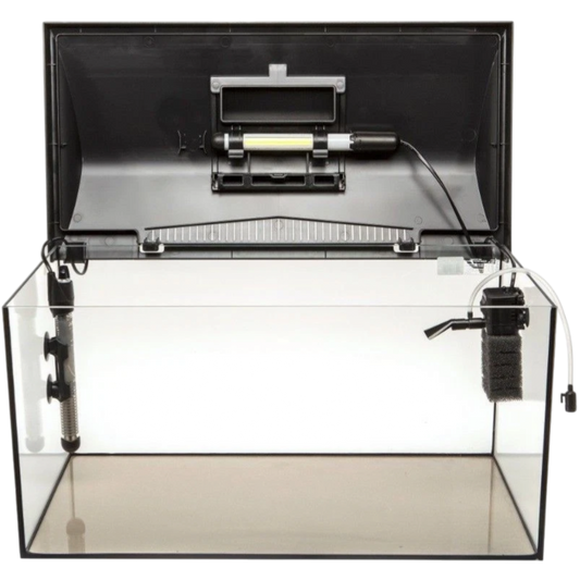 AQUAEL Aquarium komplett Set LEDDY 60 LED Beleuchtung Abdeckung Filter Heizer