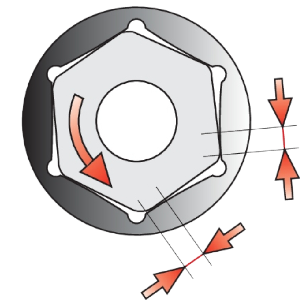 Steckschlüsseleinsatz 3/4" 46mm Sechskant 3/4 ZOLL YATO YT-1322
