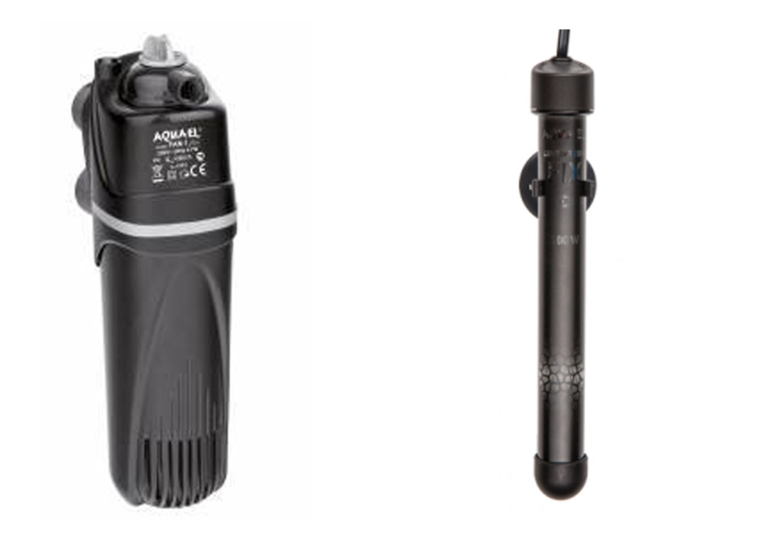 AquaSzut Aqua4Kids Aquarien Set 25L Becken Komplett Aquarium Glas 40x25x25 Nano