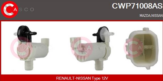 Waschwasserpumpe Scheibenreinigung für Mazda 2 3 CX-3 CX-30 Nissan Cube NV200