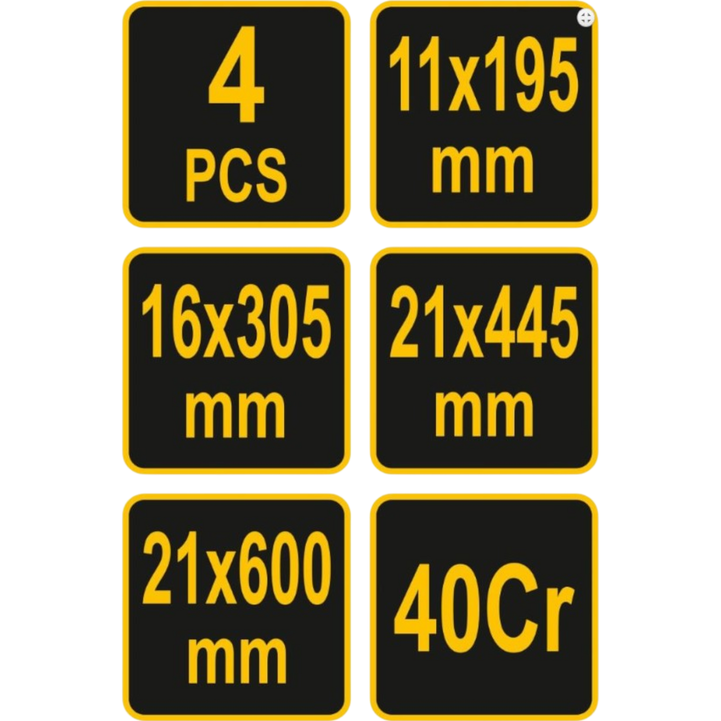 Vorel Montierhebel Set 4tlg Inspektionshebel Montiereisen Hebeleisen KFZ PKW