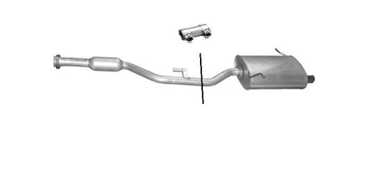 Auspuff hinten Endschalldämpfer Endtopf BMW E36 3er 318 ti 316 i Compact