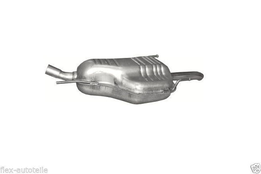 Field silencer Endpuff exhaust back Opel Zafira F75 1.8 16V 125PS 03-05