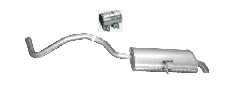 Endschalldämpfer Endtopf Auspuff für Renault Grand Scenic II 1.6 2004-2009