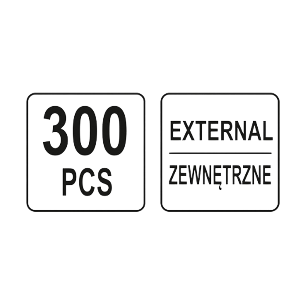 Seegerring Außen Sortiment 300 tlg. Sicherungsring Sprengring 3-32mm Seegeringe