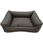 Hundebett Hundekorb Hundekissen Hundesofa Liegeplatz Polyester Korb Gr. S Grau