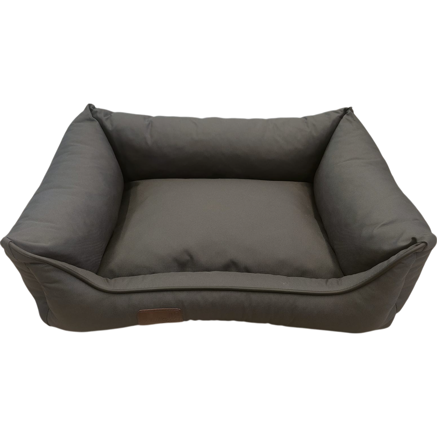Hundebett Hundekorb Hundekissen Hundesofa Liegeplatz Polyester Korb Gr. S Grau