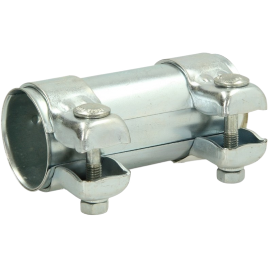 Exhaust clamp pipe clamp Double clamp pipe connector clamp 45 x 125 mm Opel