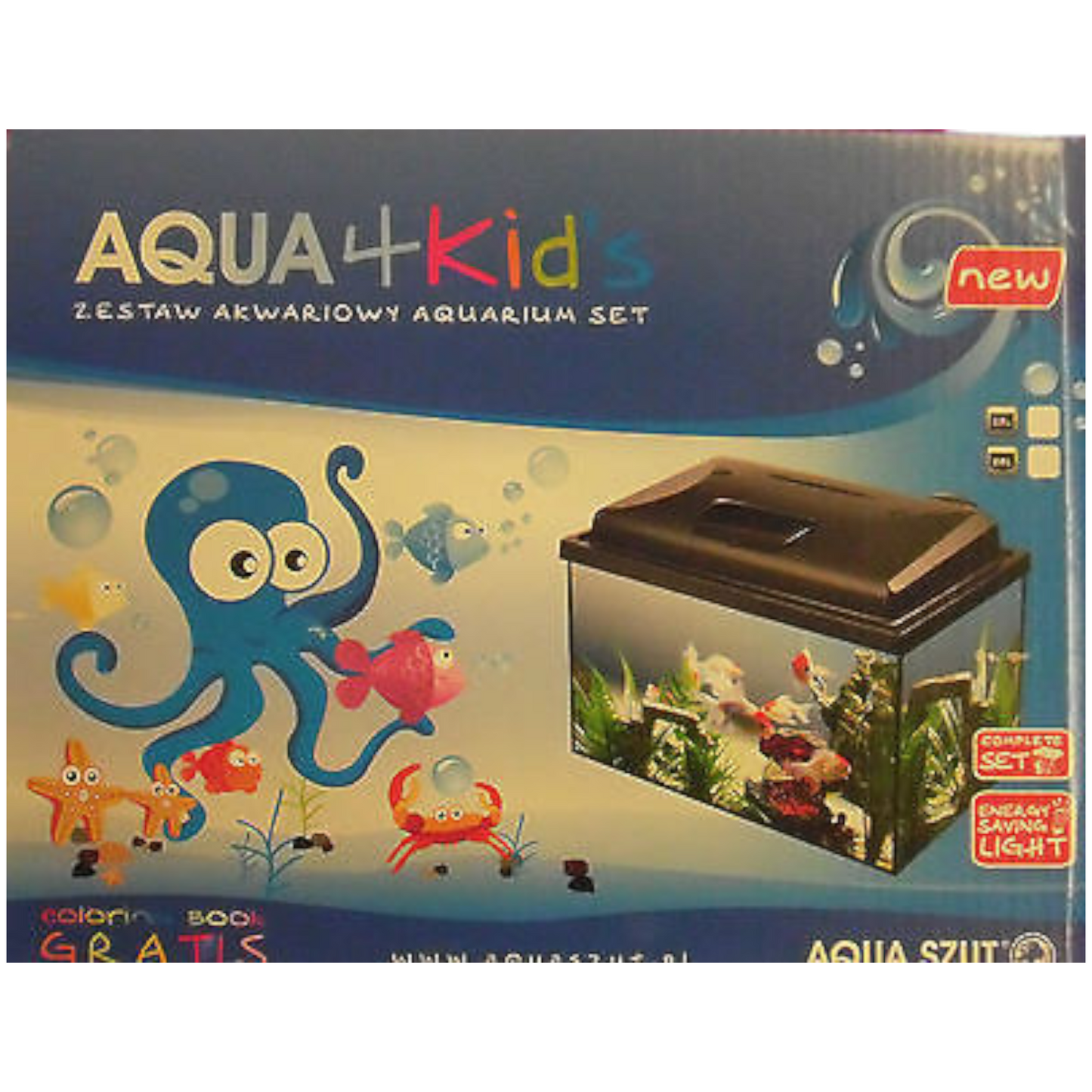Kinder Aquarien Set 20L LED Panorama Becken Komplett Aquarium Oval 40x25x25 Nano