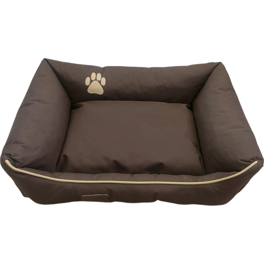 Hundebett Hundekorb Hundekissen Hundesofa Liegeplatz Hund Bett Korb Gr.S  Braun