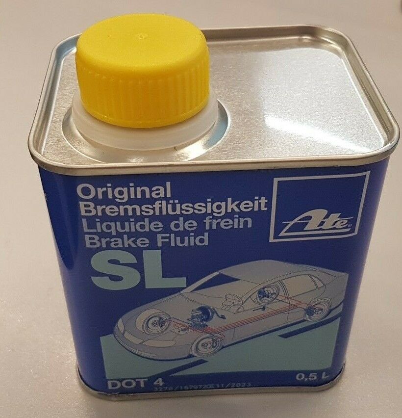 ATE SL Bremsflüssigkeit 0,5L DOT4 VW BMW OPEL Ford Fiat Audi Mercedes Seat Skoda