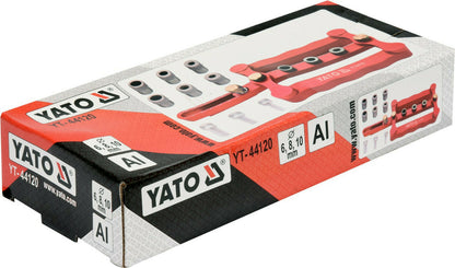 Yato yt-44120 drilling template stencil 6/8/10mm drilling apprenticeship hole series OVP