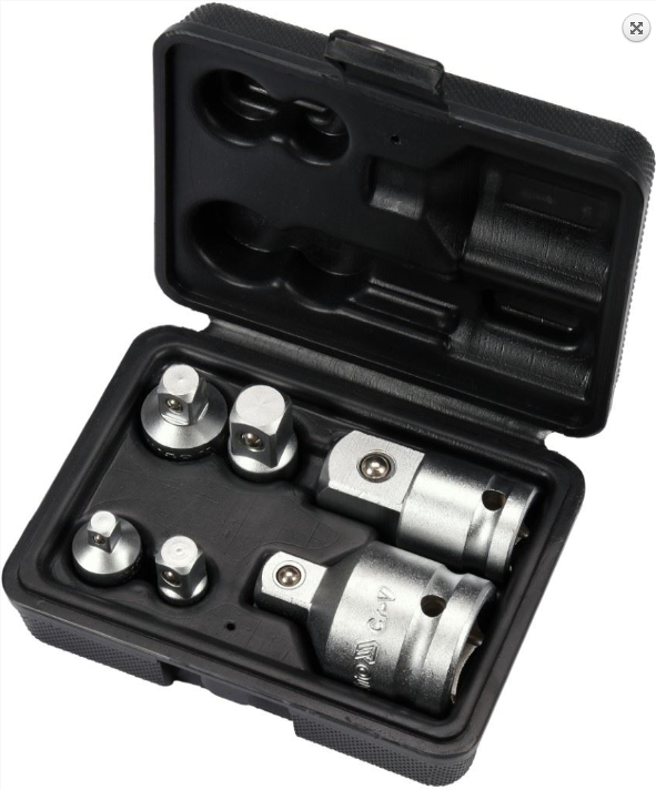 Stecknuss Adapter Set Schlagschrauber Reduzierung 1/4 3/8 1/2 3/4 Zoll 6-tlg