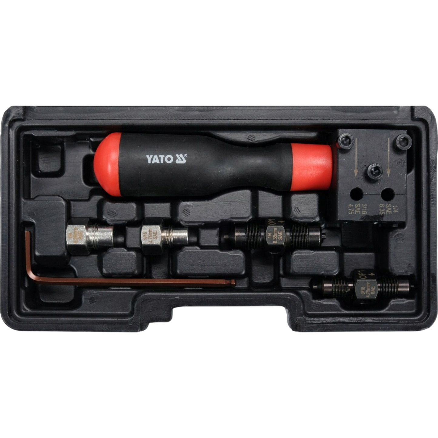 Bördelgerät Bremsleitung ø 4,75 3/16 6,35 1/4 SAE F + E Bördel Bremsrohr Kfz PKW