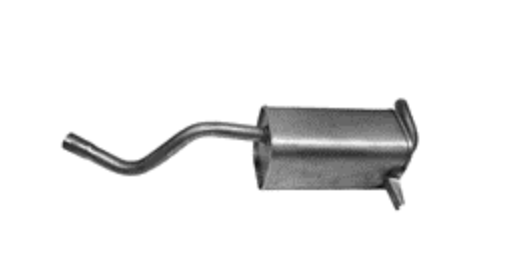 Endschalldämpfer Endtopf Auspuff für Renault Modus Grand 1.2 1.4 1.6 2004-2008