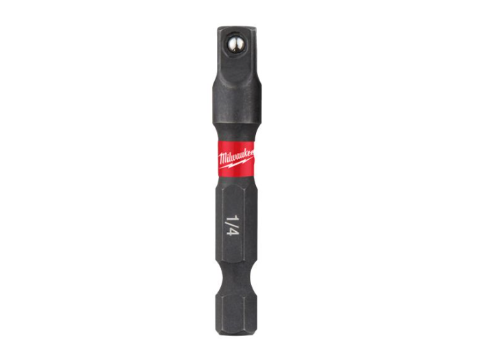 Milwaukee Shockwave Steckschlüsseladapter Bit Sechskant Verlängerung 1/4" 50mm