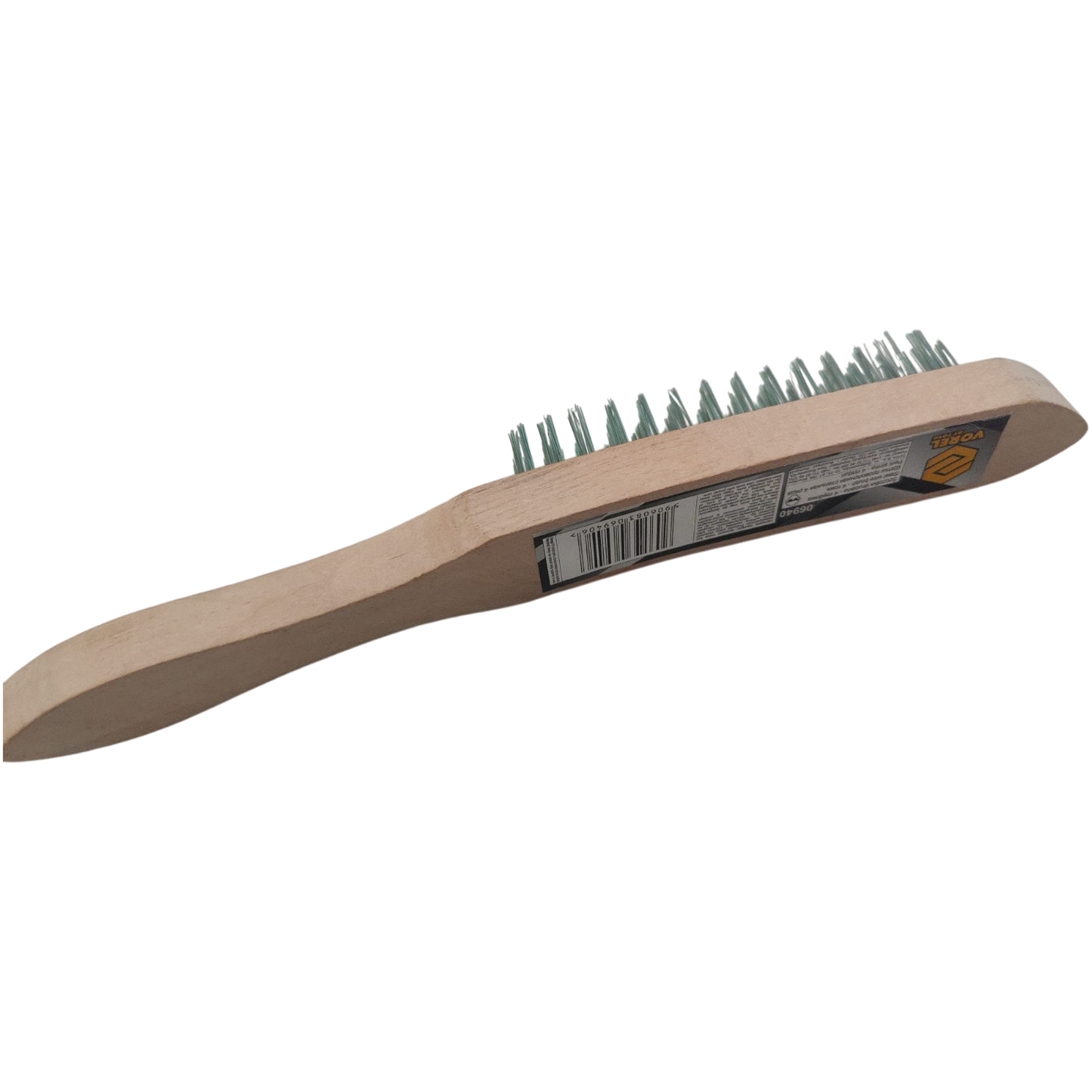 6x Drahtbürste 4-reihig Holzstiel Stahlbürste hochwertig entrosten Metallbürste