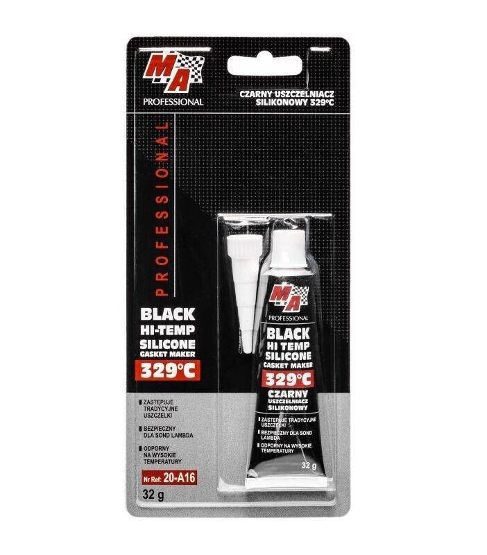 MA Professional Hi Temp 329°C Silikon Dichtmasse Abdichtung 32g Silikon Schwarz