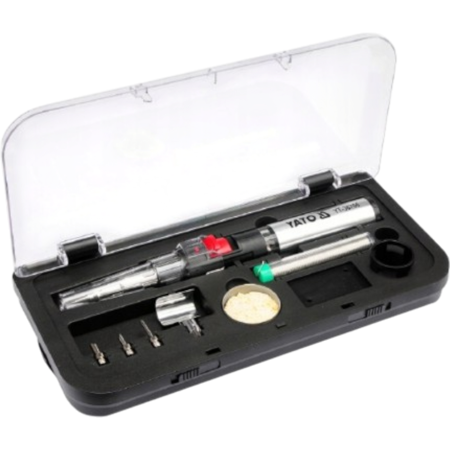 Gaslötkolben Set 450° Heißluftpistole 600° Gasbrenner 1300° 30-125W Butan Propan