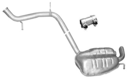 Final absorber exhaust back for Mercedes E-Class W211 S211 E500 T left