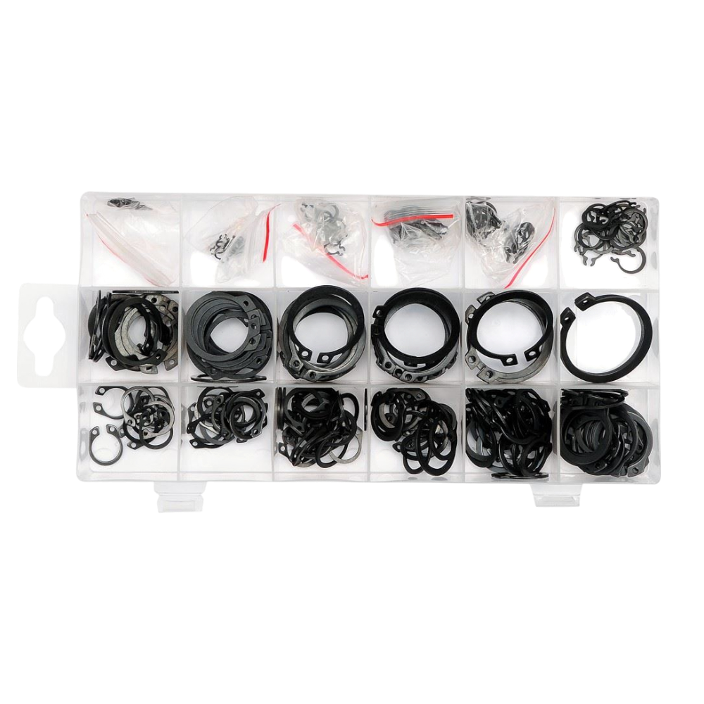 Seegerring Außen Sortiment 300 tlg. Sicherungsring Sprengring 3-32mm Seegeringe