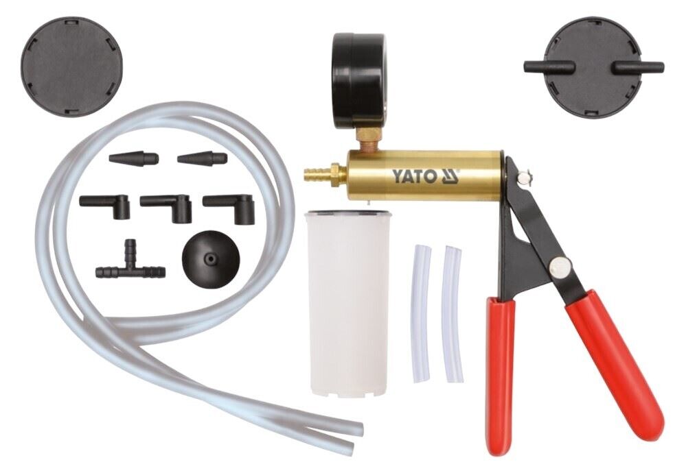 VakuumPumpe Bremsenentlüftungsgerät Manometer -1 bar Absaugpumpe Unterdruckpumpe