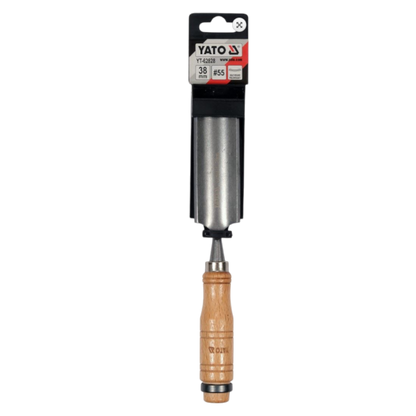 Holzmeißel halbrund Stechbeitel Meißel handkreisförmig 38mm #55 Holzgriff
