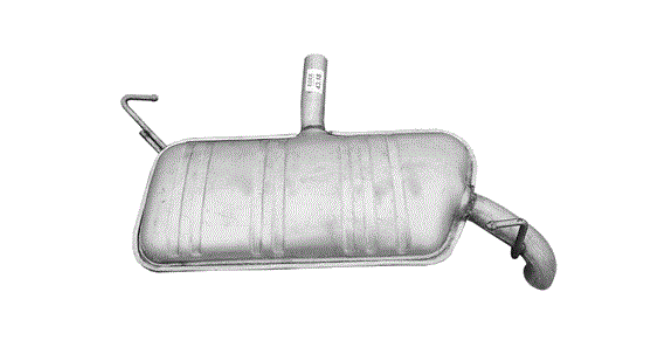 Endschalldämpfer Endtopf Auspuff für Jeep Patriot Dodge Caliber 2.0 2.4 CRD 4x4