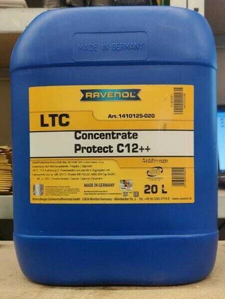 20L Ravenol LTC Kühlerfrostschutz Rot G12+ -40°C Kühlmittel Konzentrat -80°C LKW