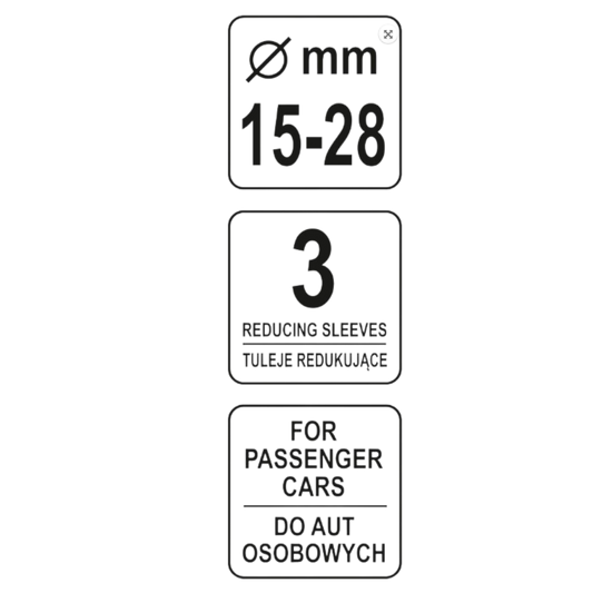 Zentrierwerkzeug Zentrierdorn Kupplungsscheibe 15-28 mm Universal Kupplung
