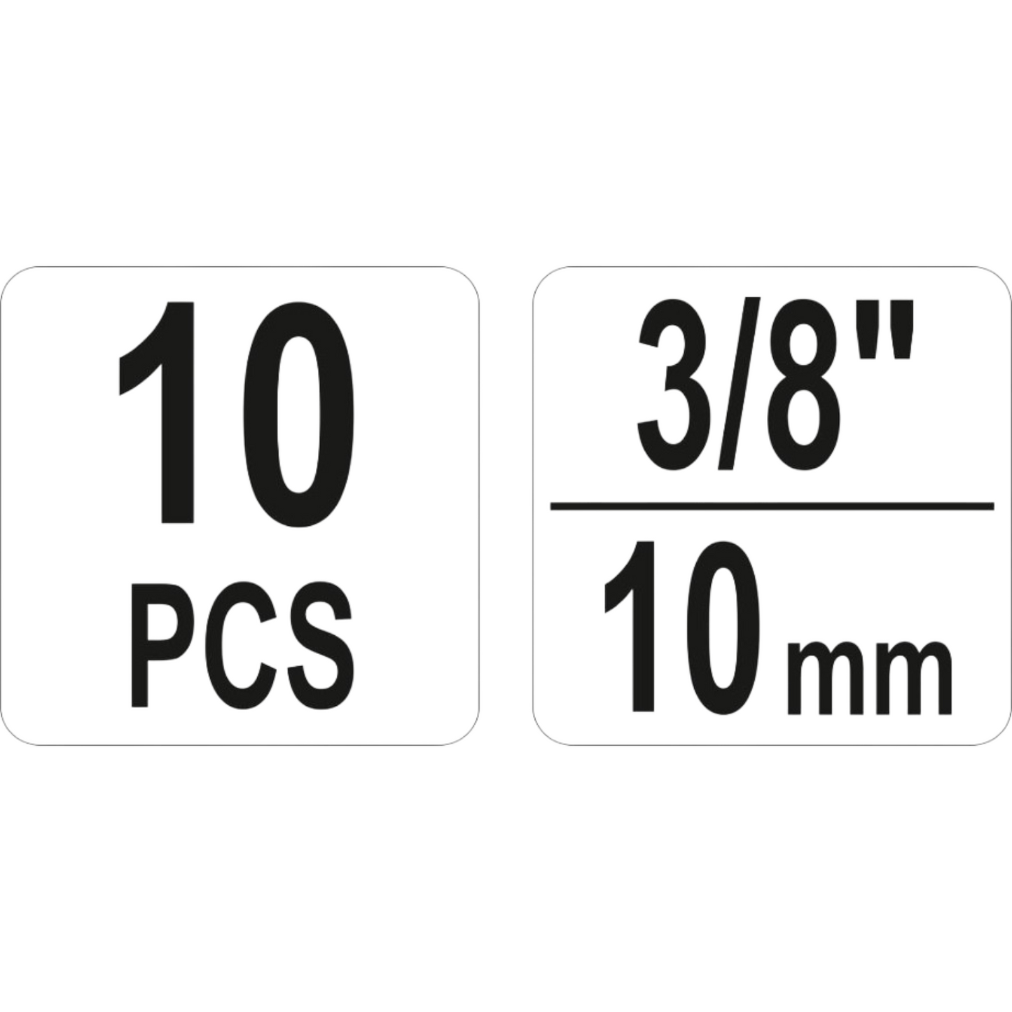 Schraubenausdreher Linksausdreher Satz 10tlg Schraubenlöser 3/8" Bolzenausdreher