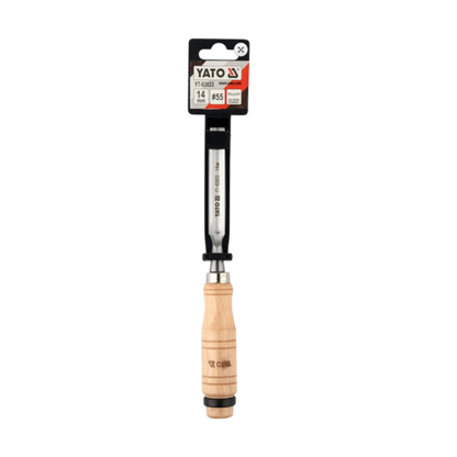 Holzmeißel halbrund Stechbeitel Meißel handkreisförmig 14mm #55 Holzgriff