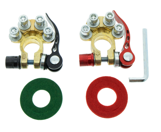 Autobatterie Batterieklemmen Batteriepol Verbinder mit Schnellverschluss 12V 40A