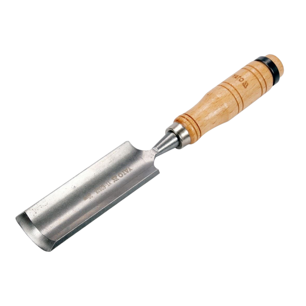 Holzmeißel halbrund Stechbeitel Meißel handkreisförmig 38mm #55 Holzgriff