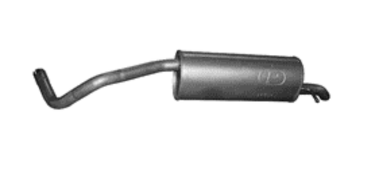 Endschalldämpfer Endtopf Auspuff für Skoda Fabia III 1.0 TSI Kombi 2014-2022