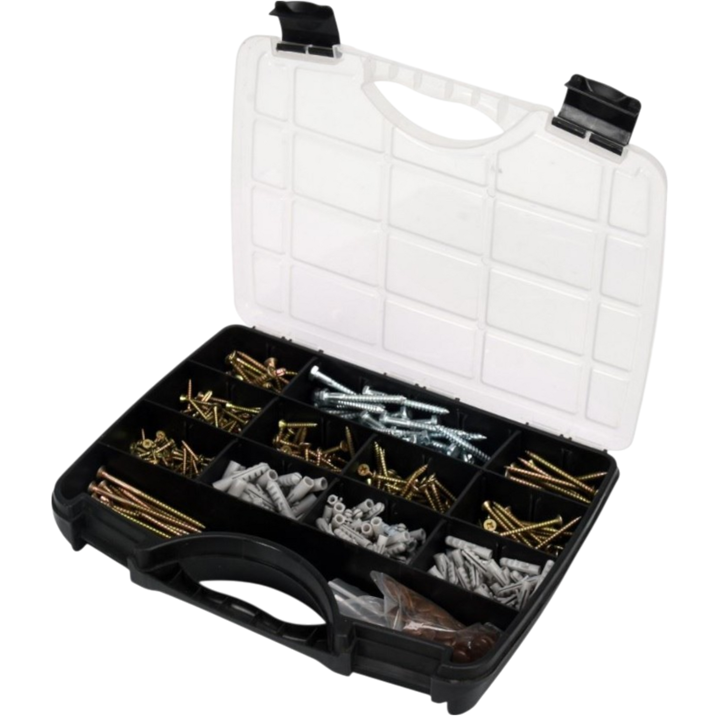 Yato YT-36500 screw and dowel range, wood screws, nuts 620 parts