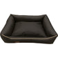 Hundebett Hundekorb Hundekissen Hundesofa Liegeplatz Polyester Korb Gr.L Schwarz