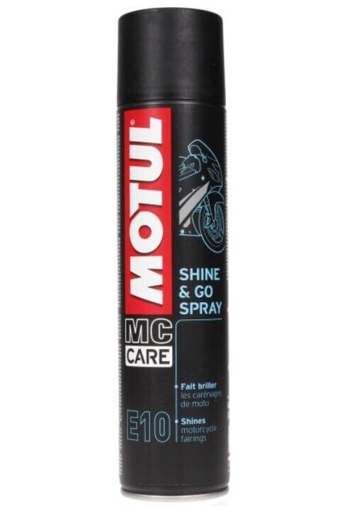 Motul E10 Shine & Go Silikonspray Kunststoffpflege Spray Kunststoffreiniger