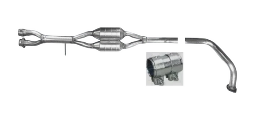 BM Katalysator KAT Hosenrohr Auspuff für Mercedes G-Klasse W463 300GE 1989-1993