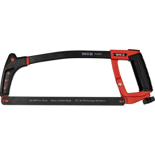 Eisensäge Metallsäge Schnellspann Bügelsäge 300mm Profi Handsäge Holz Alu Stahl