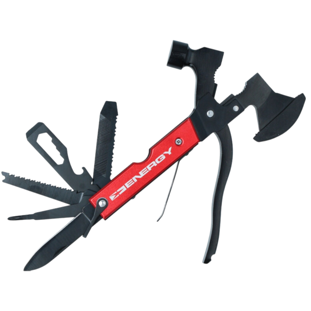 Schlüssel Feuerstarter Säge Meißel Zange 16-in-1 verstellbar multifunktional