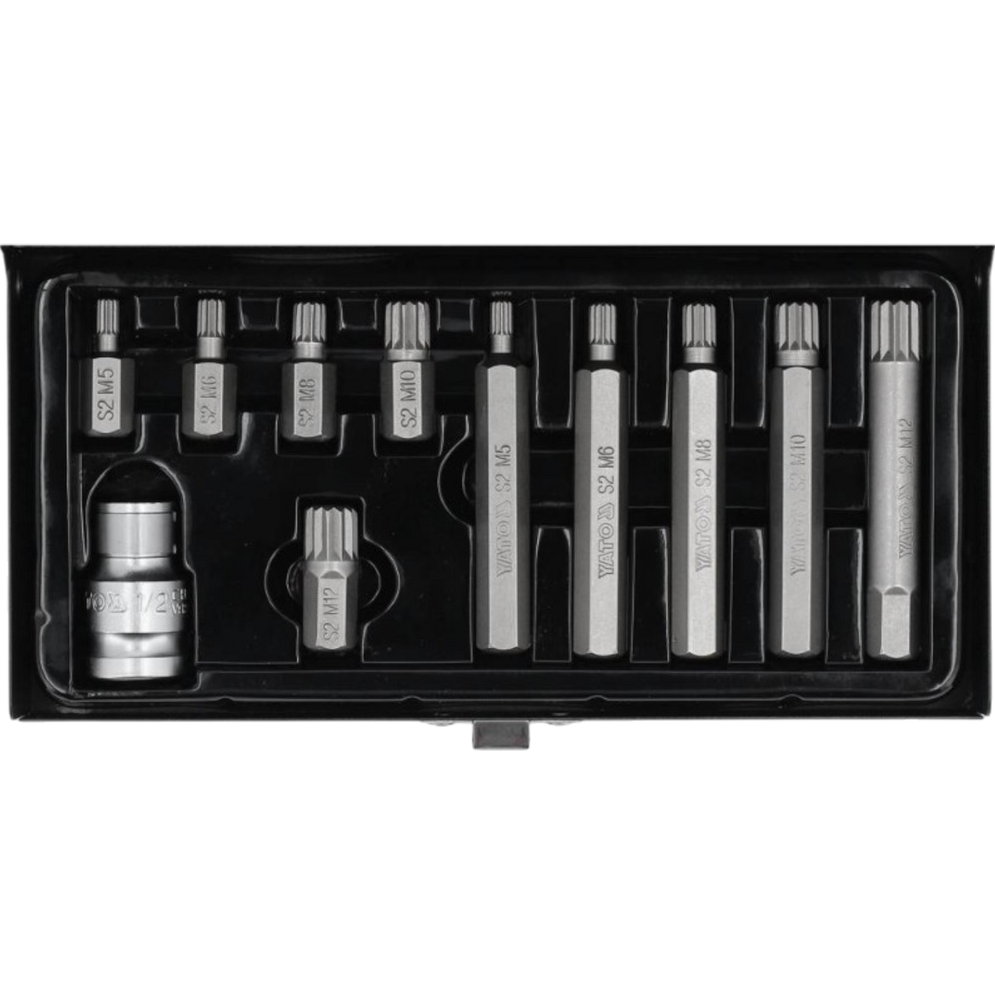 Vielzahn XZN 12-Kant Bit SPLINE Stecknuss Steckschlüssel M5 M6 M8 M10 M12 11tlg