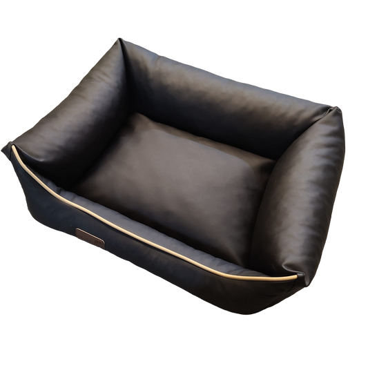 Dog bed dog basket dog pillow dogofa berth berth synthetic leather size. M black