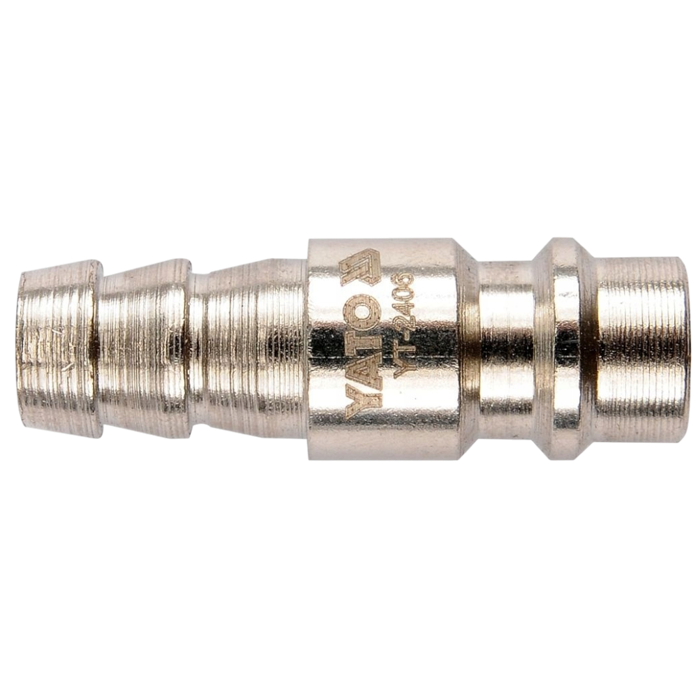 Schnellkupplung 1x Druckluft 3/8" / 8 mm Schlauch D-Buchse Außengewinde 40 mm