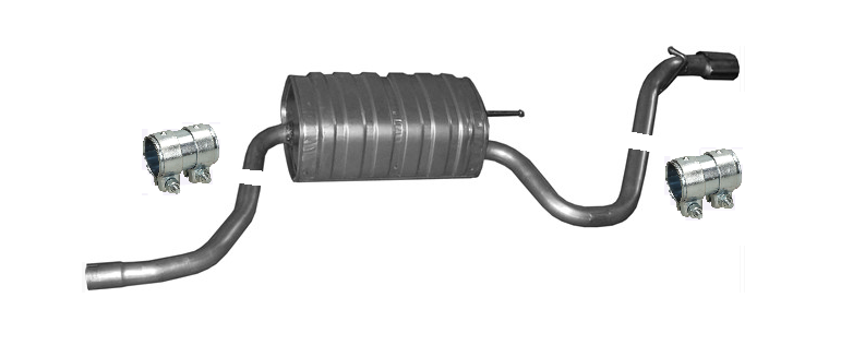 Endschalldämpfer Endtopf Auspuff Abgasanlage für Kia Pro Ceed 1.4 1.6 2008-2013