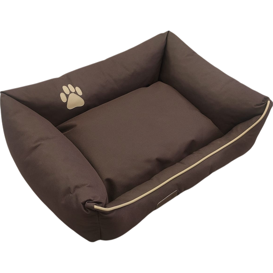 Hundebett Hundekorb Hundekissen Hundesofa Liegeplatz Hund Bett Korb Gr.S  Braun