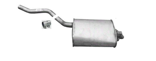 Endschalldämpfer Endtopf Auspuffanlage links für BMW 7er E38 730d 1998-2001