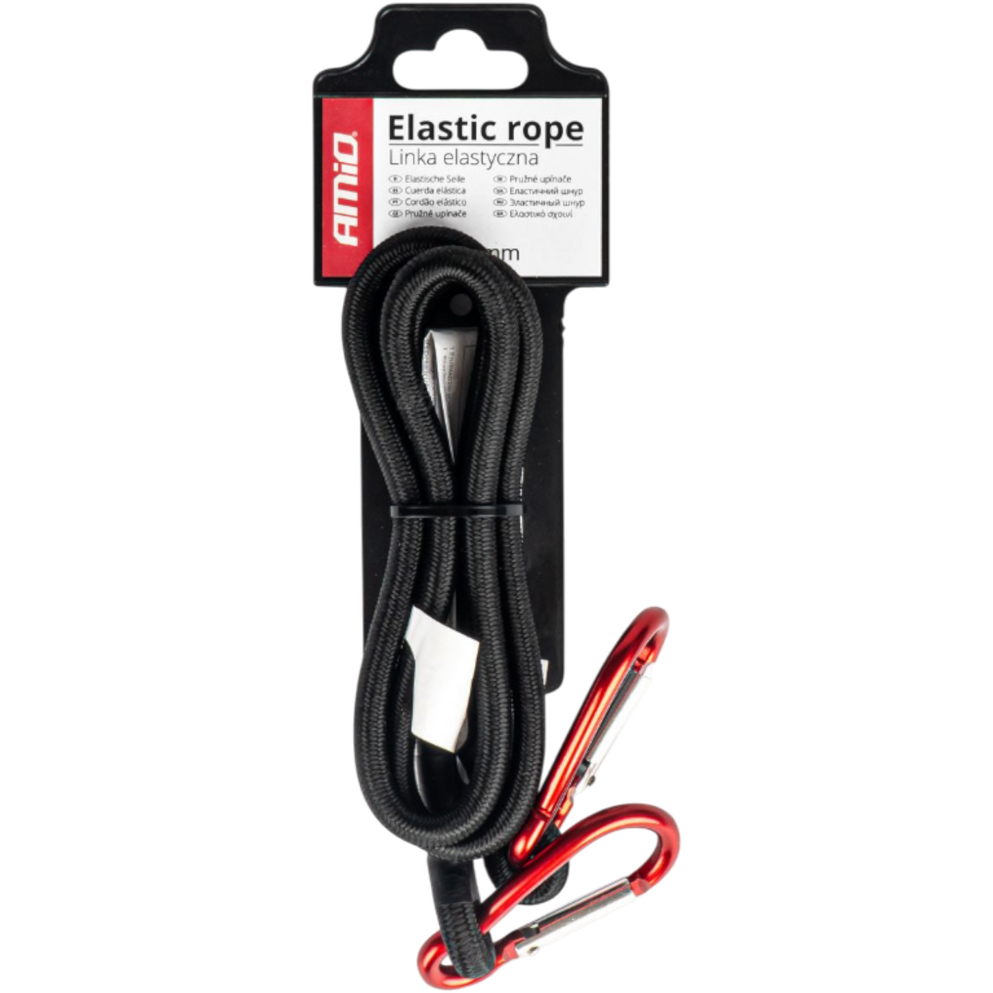 Spanngummi Metall Karabinerhaken Expander Gepäckspanner Gummispanner 8mm 100cm